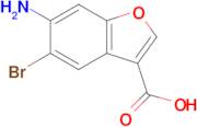 6-Amino-5-bromobenzofuran-3-carboxylic acid