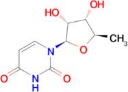 1-((2R,3R,4S,5R)-3,4-dihydroxy-5-methyltetrahydrofuran-2-yl)pyrimidine-2,4(1H,3H)-dione