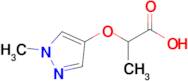 2-((1-Methyl-1H-pyrazol-4-yl)oxy)propanoic acid