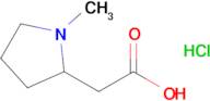 2-(1-Methylpyrrolidin-2-yl)acetic acid hydrochloride