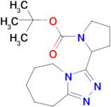 Tert-butyl 2-(6,7,8,9-tetrahydro-5H-[1,2,4]triazolo[4,3-a]azepin-3-yl)pyrrolidine-1-carboxylate