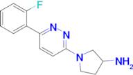 1-(6-(2-Fluorophenyl)pyridazin-3-yl)pyrrolidin-3-amine