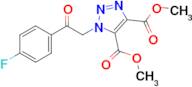 Dimethyl 1-(2-(4-fluorophenyl)-2-oxoethyl)-1H-1,2,3-triazole-4,5-dicarboxylate