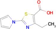 4-Ethyl-2-(1H-pyrrol-1-yl)thiazole-5-carboxylic acid