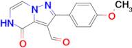 2-(4-Methoxyphenyl)-4-oxo-4,5-dihydropyrazolo[1,5-a]pyrazine-3-carbaldehyde