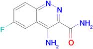 4-Amino-6-fluorocinnoline-3-carboxamide