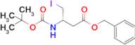 Benzyl (S)-3-((tert-butoxycarbonyl)amino)-4-iodobutanoate