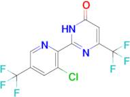 2-[3-chloro-5-(trifluoromethyl)pyridin-2-yl]-6-(trifluoromethyl)-3,4-dihydropyrimidin-4-one