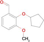 2-(Cyclopentyloxy)-3-methoxybenzaldehyde