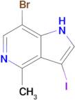 7-Bromo-3-iodo-4-methyl-1H-pyrrolo[3,2-c]pyridine