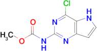 Methyl (4-chloro-5H-pyrrolo[3,2-d]pyrimidin-2-yl)carbamate