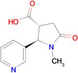 (2R,3R)-1-methyl-5-oxo-2-(pyridin-3-yl)pyrrolidine-3-carboxylic acid