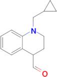 1-(Cyclopropylmethyl)-1,2,3,4-tetrahydroquinoline-4-carbaldehyde