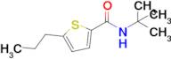 N-(tert-butyl)-5-propylthiophene-2-carboxamide