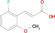 (E)-3-(2-fluoro-6-methoxyphenyl)acrylic acid