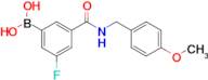 (3-Fluoro-5-((4-methoxybenzyl)carbamoyl)phenyl)boronic acid