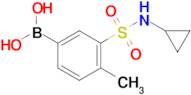 (3-(N-cyclopropylsulfamoyl)-4-methylphenyl)boronic acid