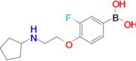 (4-(2-(Cyclopentylamino)ethoxy)-3-fluorophenyl)boronic acid