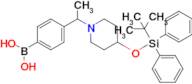 (4-(1-(4-((Tert-butyldiphenylsilyl)oxy)piperidin-1-yl)ethyl)phenyl)boronic acid