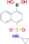 (4-(N-cyclopropylsulfamoyl)naphthalen-1-yl)boronic acid