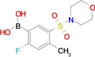 (2-Fluoro-4-methyl-5-(morpholinosulfonyl)phenyl)boronic acid