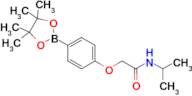 N-isopropyl-2-(4-(4,4,5,5-tetramethyl-1,3,2-dioxaborolan-2-yl)phenoxy)acetamide