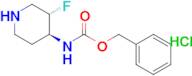 Benzyl ((3S,4S)-3-fluoropiperidin-4-yl)carbamate hydrochloride