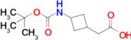 2-(3-((Tert-butoxycarbonyl)amino)cyclobutyl)acetic acid