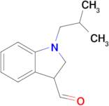 1-Isobutylindoline-3-carbaldehyde