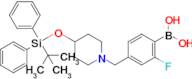 (4-((4-((Tert-butyldiphenylsilyl)oxy)piperidin-1-yl)methyl)-2-fluorophenyl)boronic acid