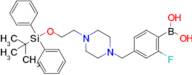 (4-((4-(2-((Tert-butyldiphenylsilyl)oxy)ethyl)piperazin-1-yl)methyl)-2-fluorophenyl)boronic acid
