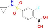 (4-(N-cyclopropylsulfamoyl)-2-fluorophenyl)boronic acid