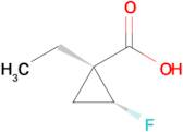 (1S,2R)-1-ethyl-2-fluorocyclopropane-1-carboxylic acid