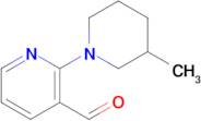 2-(3-Methylpiperidin-1-yl)nicotinaldehyde