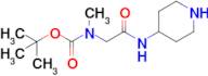 Tert-butyl methyl(2-oxo-2-(piperidin-4-ylamino)ethyl)carbamate