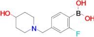 (2-Fluoro-4-((4-hydroxypiperidin-1-yl)methyl)phenyl)boronic acid