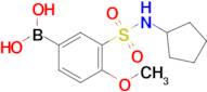 (3-(N-cyclopentylsulfamoyl)-4-methoxyphenyl)boronic acid