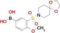 (3-((1,4-Dioxa-8-azaspiro[4.5]Decan-8-yl)sulfonyl)-4-methoxyphenyl)boronic acid