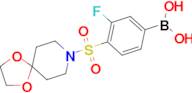 (4-((1,4-Dioxa-8-azaspiro[4.5]Decan-8-yl)sulfonyl)-3-fluorophenyl)boronic acid