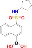 (4-(N-cyclopentylsulfamoyl)naphthalen-1-yl)boronic acid