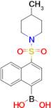 (4-((4-Methylpiperidin-1-yl)sulfonyl)naphthalen-1-yl)boronic acid