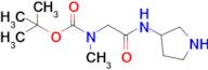 Tert-butyl methyl(2-oxo-2-(pyrrolidin-3-ylamino)ethyl)carbamate