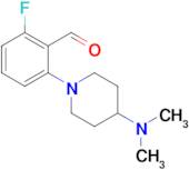 2-(4-(Dimethylamino)piperidin-1-yl)-6-fluorobenzaldehyde