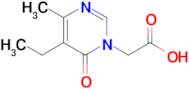 2-(5-Ethyl-4-methyl-6-oxopyrimidin-1(6H)-yl)acetic acid