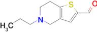 5-Propyl-4,5,6,7-tetrahydrothieno[3,2-c]pyridine-2-carbaldehyde