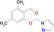 2-((1H-pyrazol-1-yl)methoxy)-4,6-dimethylbenzaldehyde