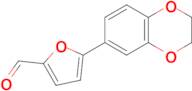 5-(2,3-Dihydrobenzo[b][1,4]dioxin-6-yl)furan-2-carbaldehyde