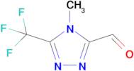 4-Methyl-5-(trifluoromethyl)-4H-1,2,4-triazole-3-carbaldehyde