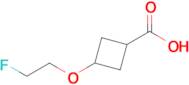 3-(2-Fluoroethoxy)cyclobutane-1-carboxylic acid