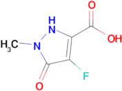 4-fluoro-1-methyl-5-oxo-2,5-dihydro-1H-pyrazole-3-carboxylic acid